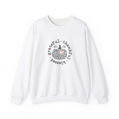 TGV - Thankful, Grateful, Blessed Circle | Unisex Heavy Blend™ Crewneck Sweatshirt