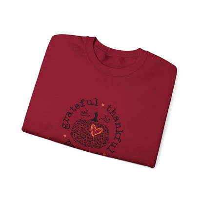 TGV - Thankful, Grateful, Blessed Circle | Unisex Heavy Blend™ Crewneck Sweatshirt