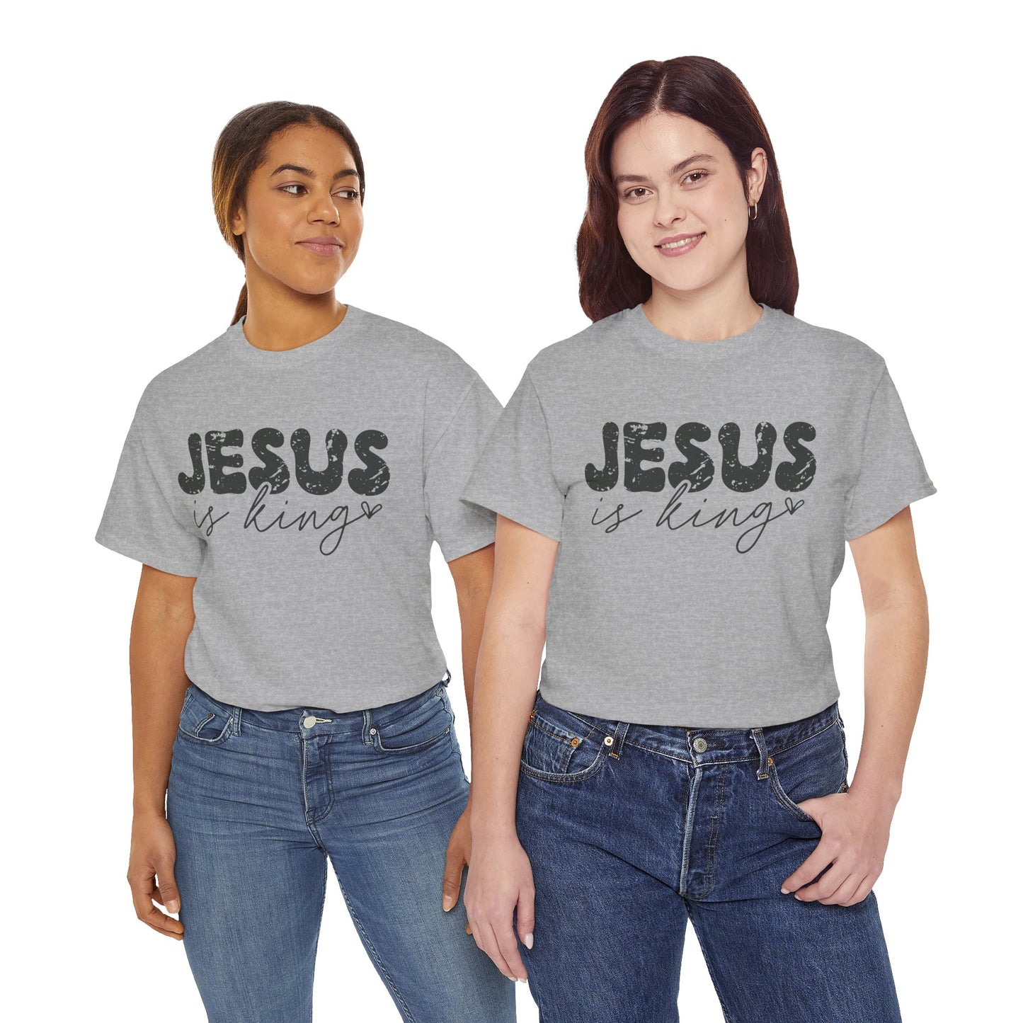 CHW - Jesus Is King | Unisex Heavy Cotton Tee