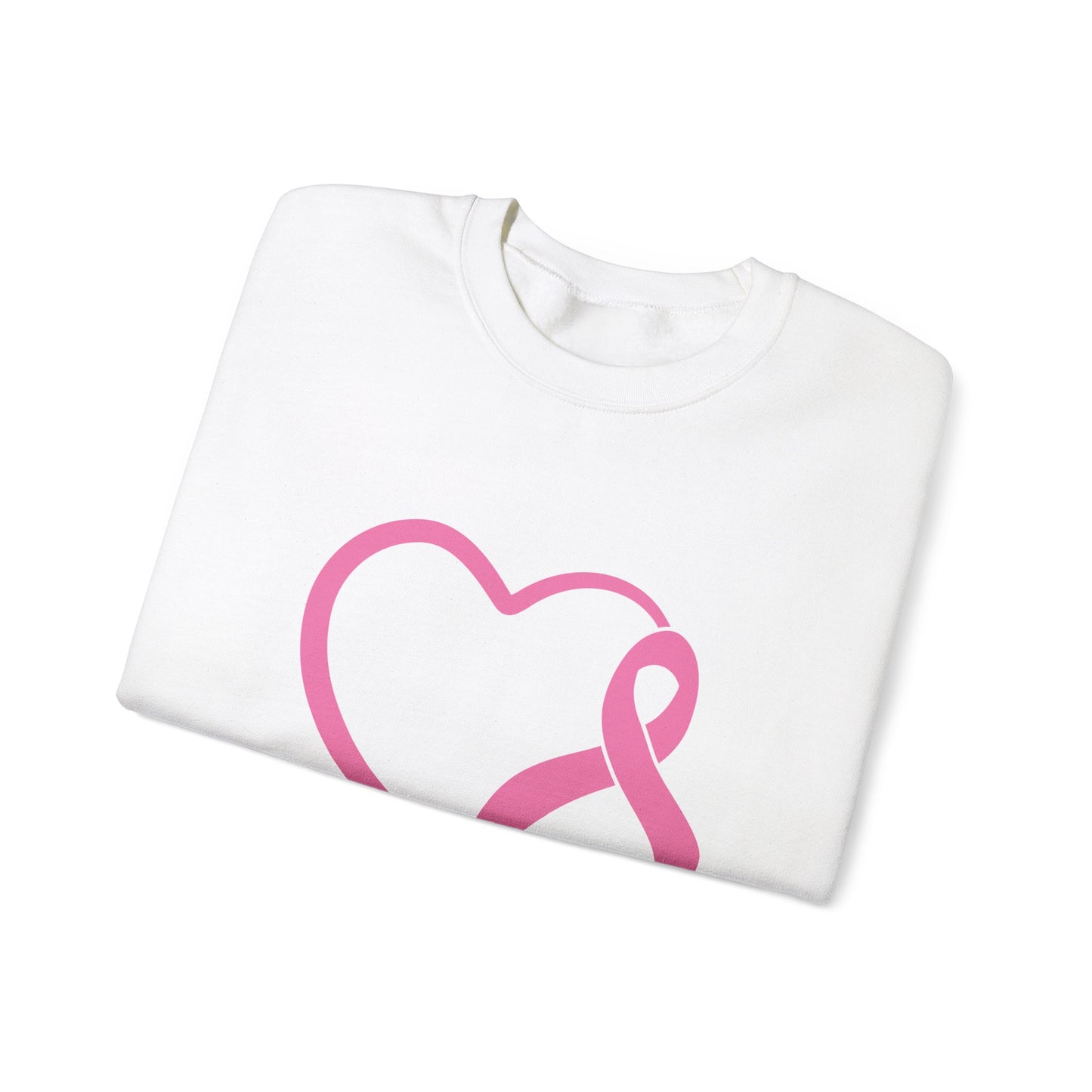 BCA - Pink Ribbon Heart | Unisex Heavy Blend™ Crewneck Sweatshirt