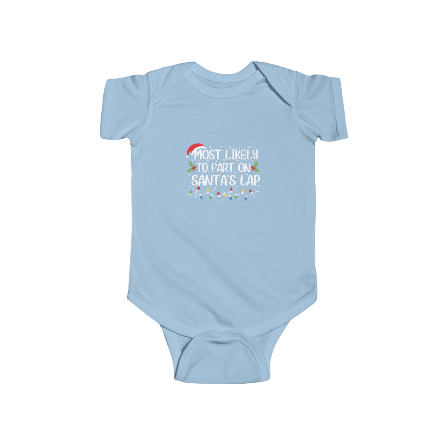 CMS - Most Likely To...Fart On Santa's Lap | Infant Fine Jersey Bodysuit