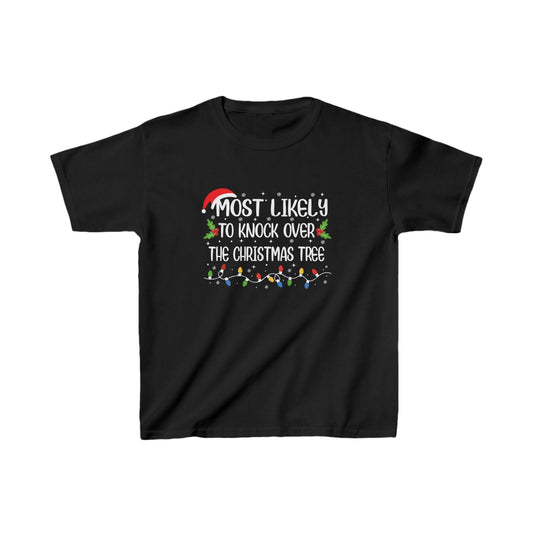 CMS - Most Likely To...Knock Over Christmas Tree | Kids Heavy Cotton™ Tee