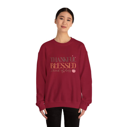 TGV - Thankful, Blessed & Kind of a Mess | Unisex Heavy Blend™ Crewneck Sweatshirt