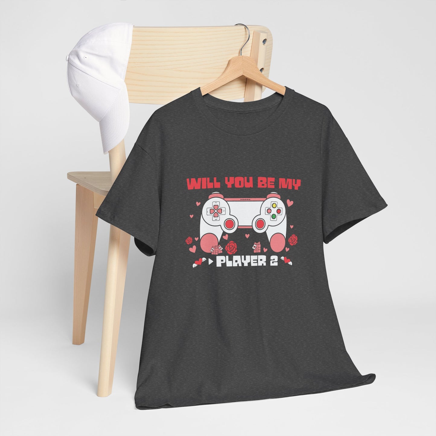 VLD - Will You Be My Player 2 | Unisex Heavy Cotton Tee