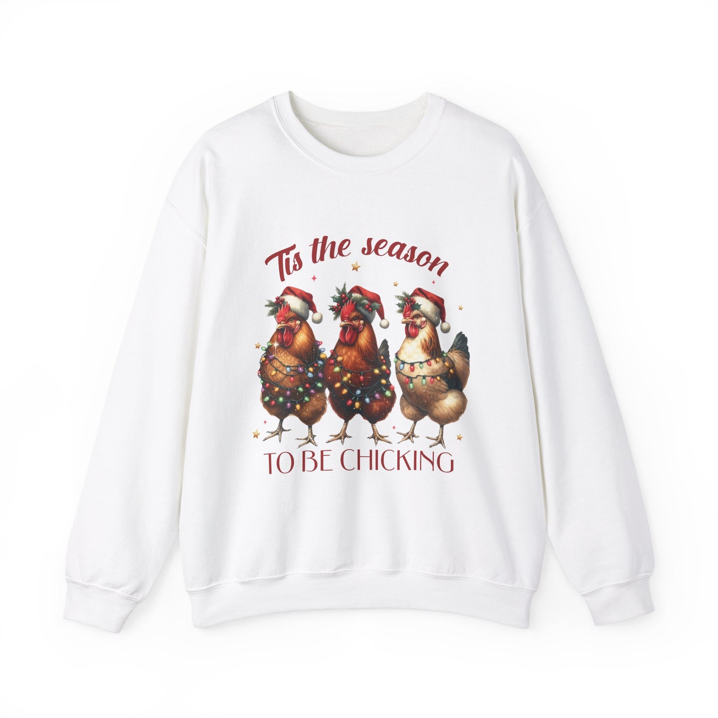 CMS - 'Tis The Season To Be Chicking | Heavy Blend™ Crewneck Sweatshirt