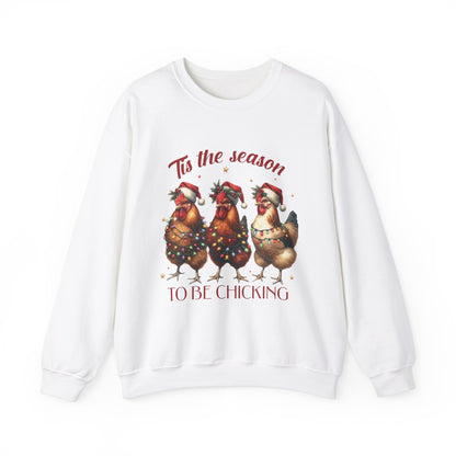 CMS - 'Tis The Season To Be Chicking | Heavy Blend™ Crewneck Sweatshirt