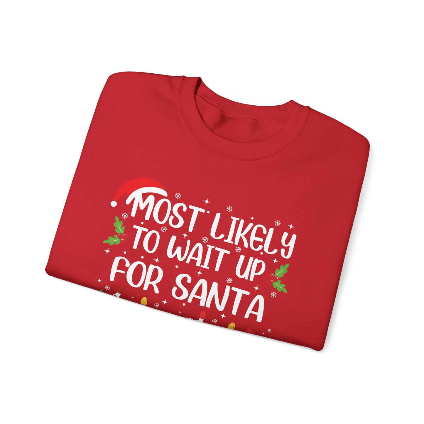 CMS - Most Likely To...Wait For Santa | Heavy Blend™ Crewneck Sweatshirt