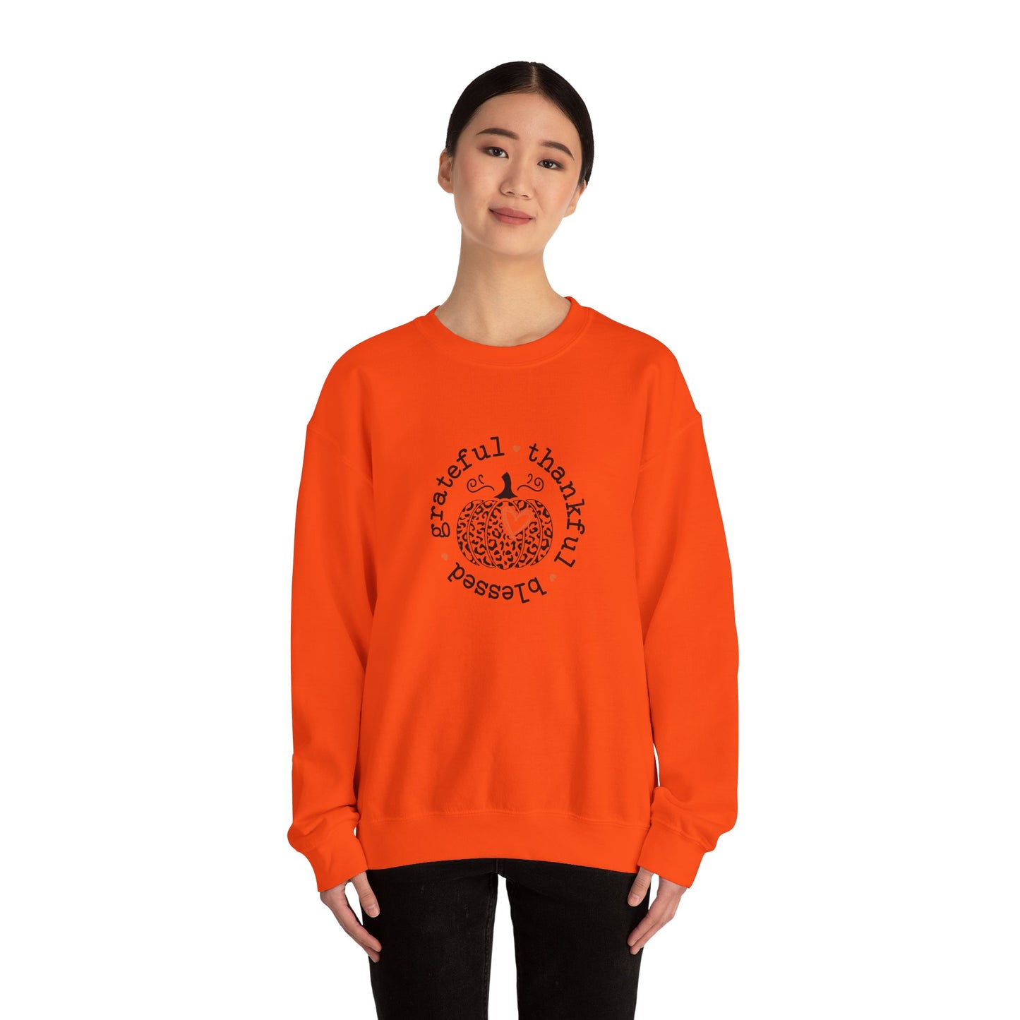 TGV - Thankful, Grateful, Blessed Circle | Unisex Heavy Blend™ Crewneck Sweatshirt