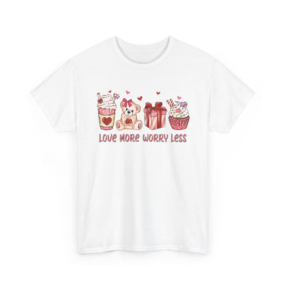 VLD - Love More, Worry Less  | Unisex Heavy Cotton Tee