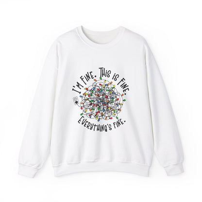 CMS - I'm Fine. This is Fine. Totally Fine | Heavy Blend™ Crewneck Sweatshirt