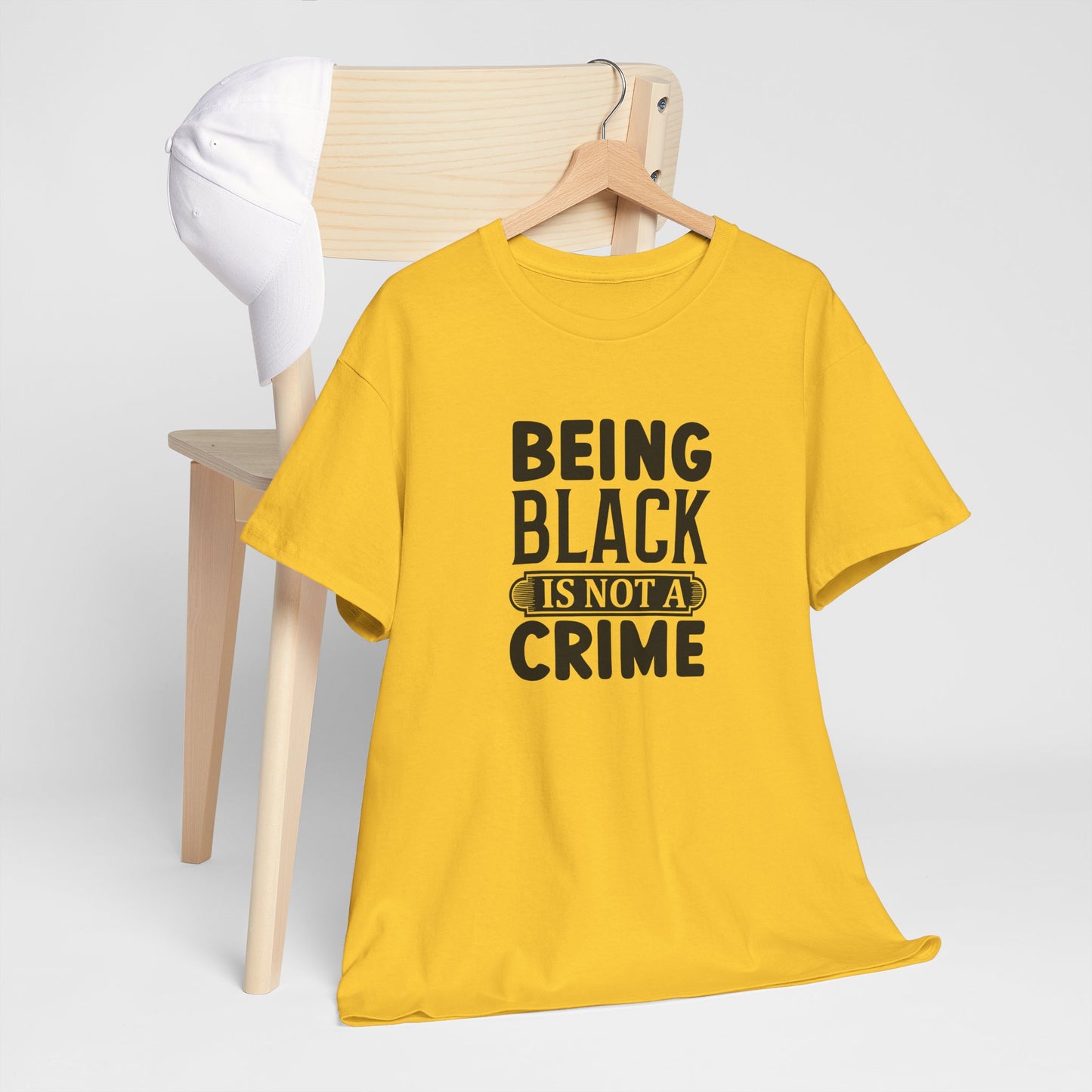 BADED - Being Black Is Not A Crime | Unisex Heavy Cotton Tee