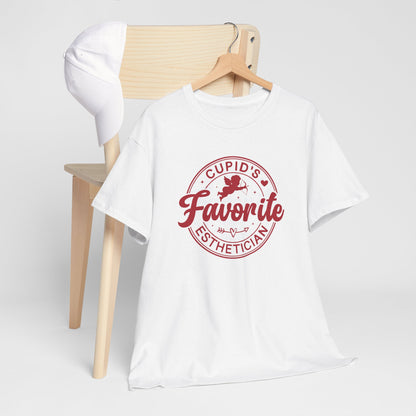 VLD - Cupid's Favorite Esthetician | Unisex Heavy Cotton Tee