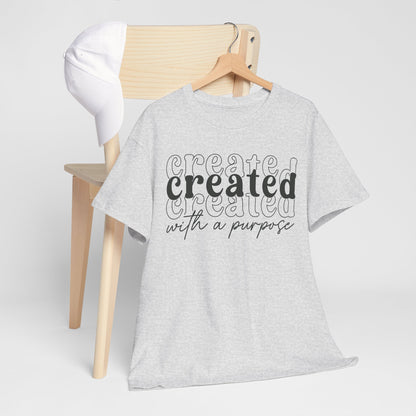 CHW - Created With A Purpose | Unisex Heavy Cotton Tee