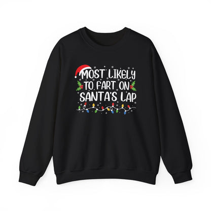 CMS - Most Likely To...Santa's Lap | Heavy Blend™ Crewneck Sweatshirt