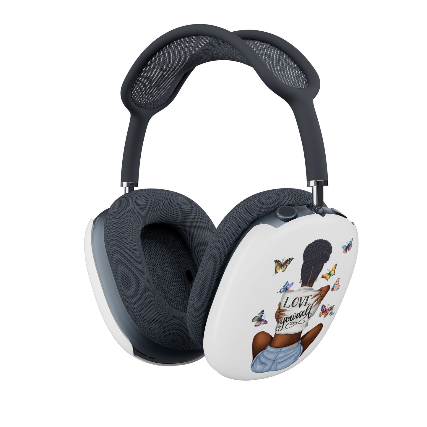 “Love Yourself” AirPods Max Case – Self-Love Protective Polycarbonate Shell Cover