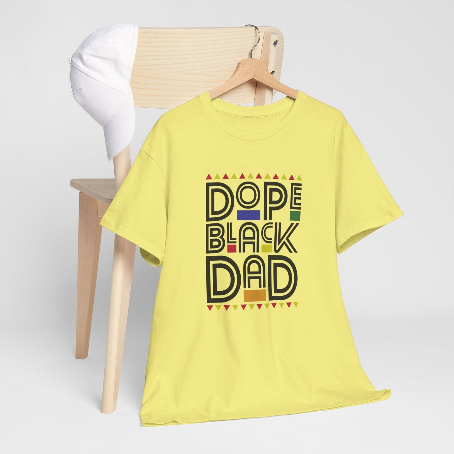 BADED - Dope Black Dad | Unisex Heavy Cotton Tee