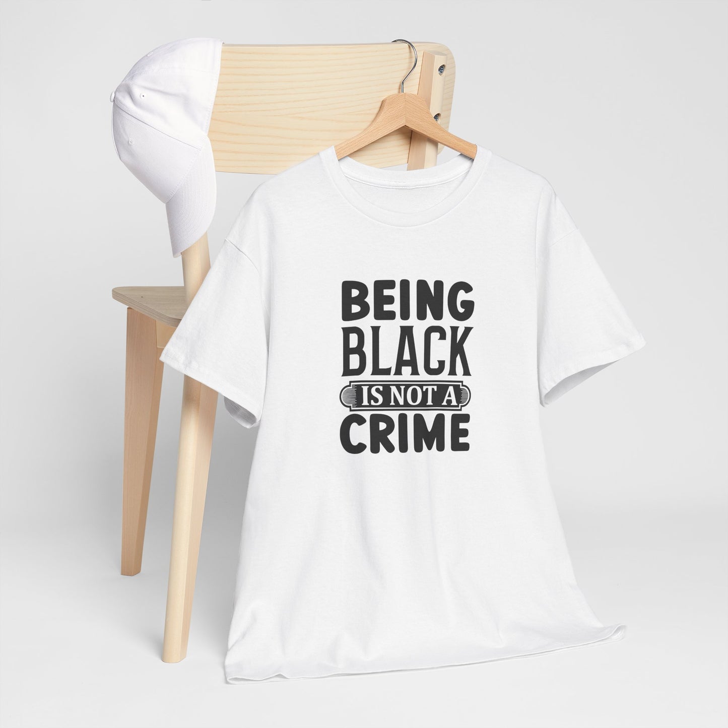 BADED - Being Black Is Not A Crime | Unisex Heavy Cotton Tee