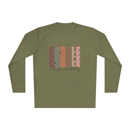 TGV - Gobble, Gobble, Gobble Til You Wobble | Active Lightweight Long Sleeve Tee