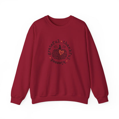 TGV - Thankful, Grateful, Blessed Circle | Unisex Heavy Blend™ Crewneck Sweatshirt