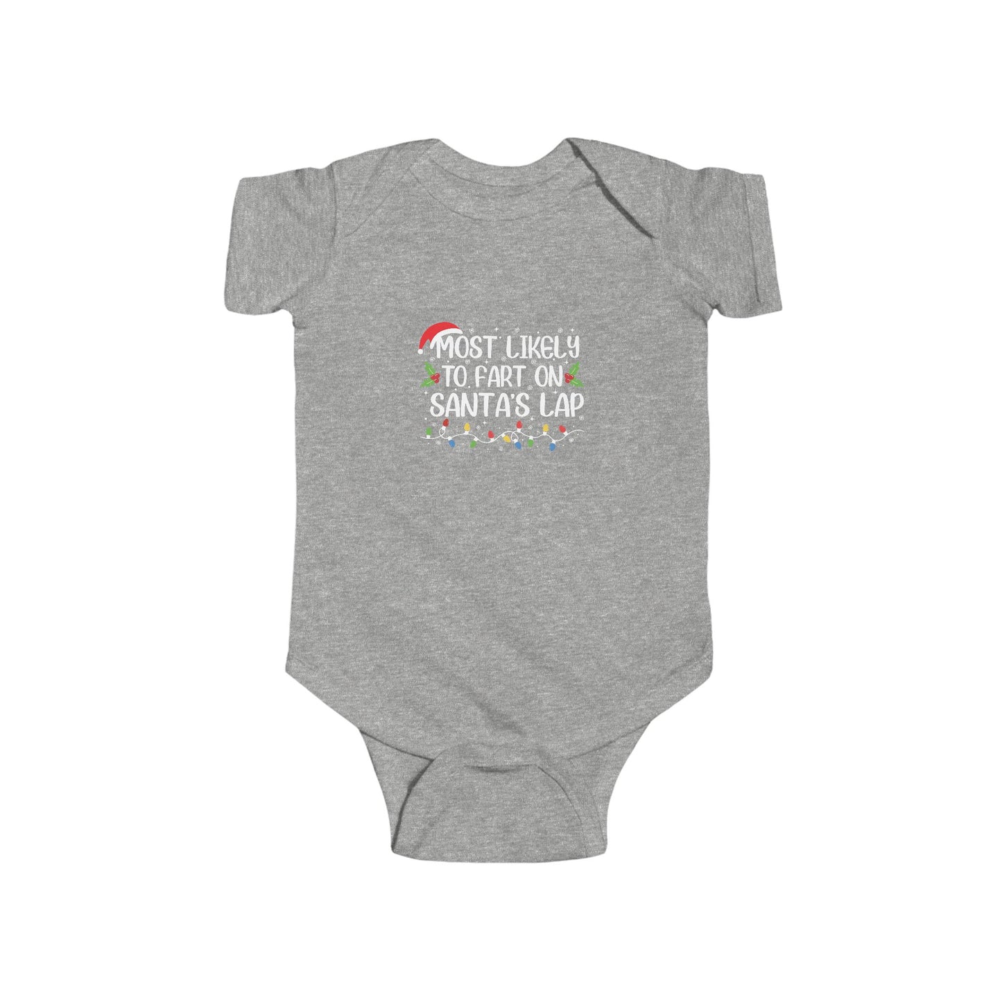 CMS - Most Likely To...Fart On Santa's Lap | Infant Fine Jersey Bodysuit