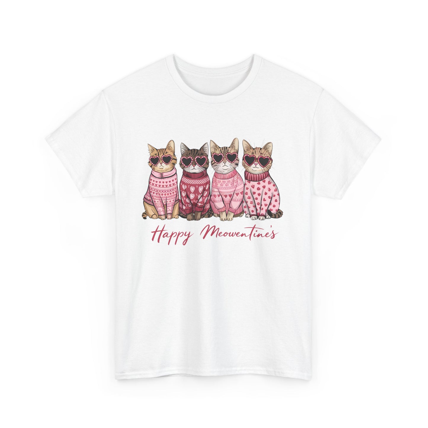 VLD - Happy Meowentine's | Unisex Heavy Cotton Tee