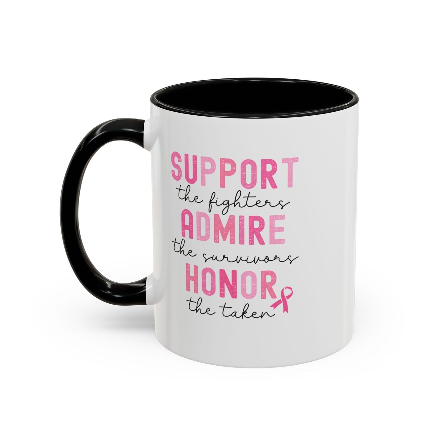 BCA - Support, Admire, Honor | Accent Coffee Mug Black/Gold (11, 15oz)