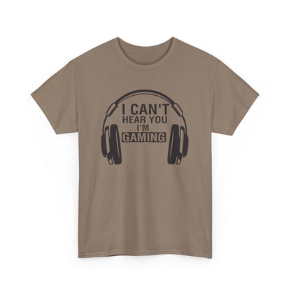 GME - I Can't Hear You I'm Gaming | Unisex Heavy Cotton Tee