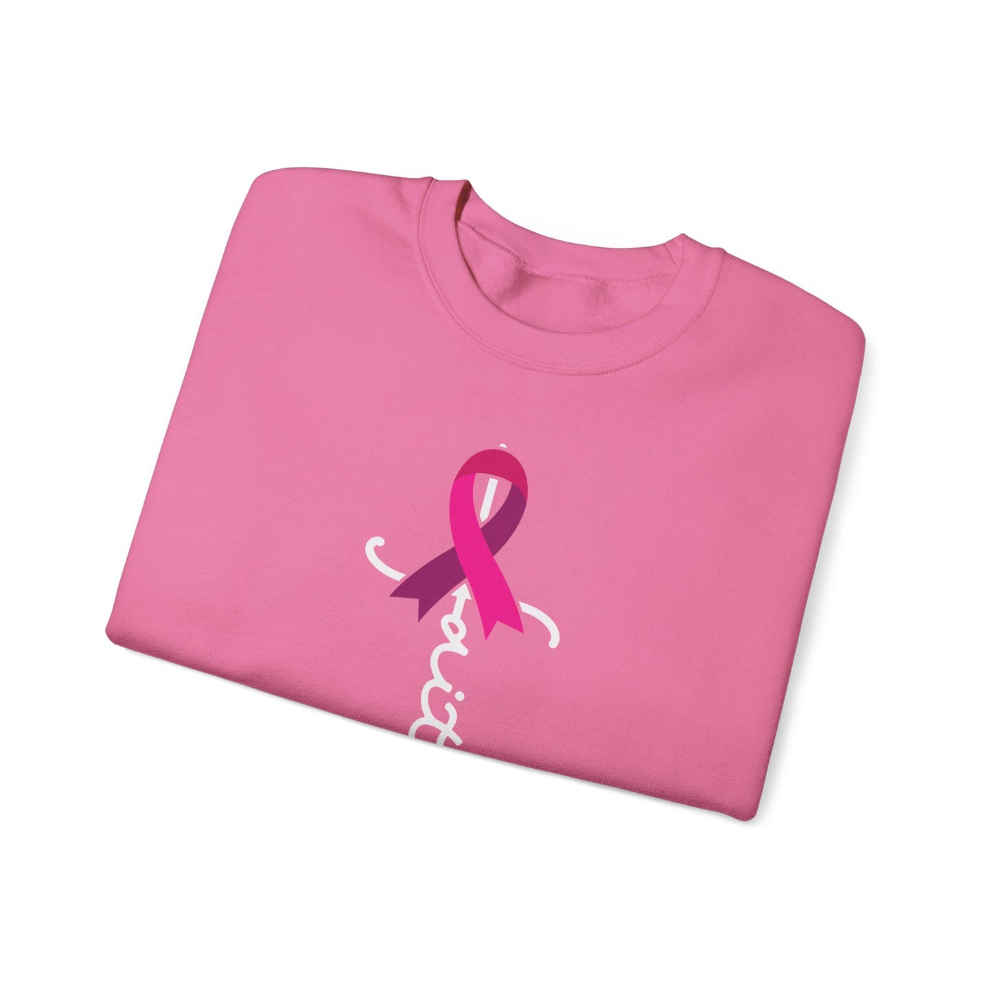 BCA - Faith Pink Ribbon | Unisex Heavy Blend™ Crewneck Sweatshirt