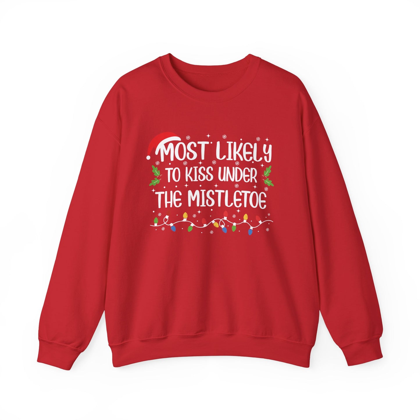 CMS - Most Likely To...Kiss Under Mistletoe | Heavy Blend™ Crewneck Sweatshirt