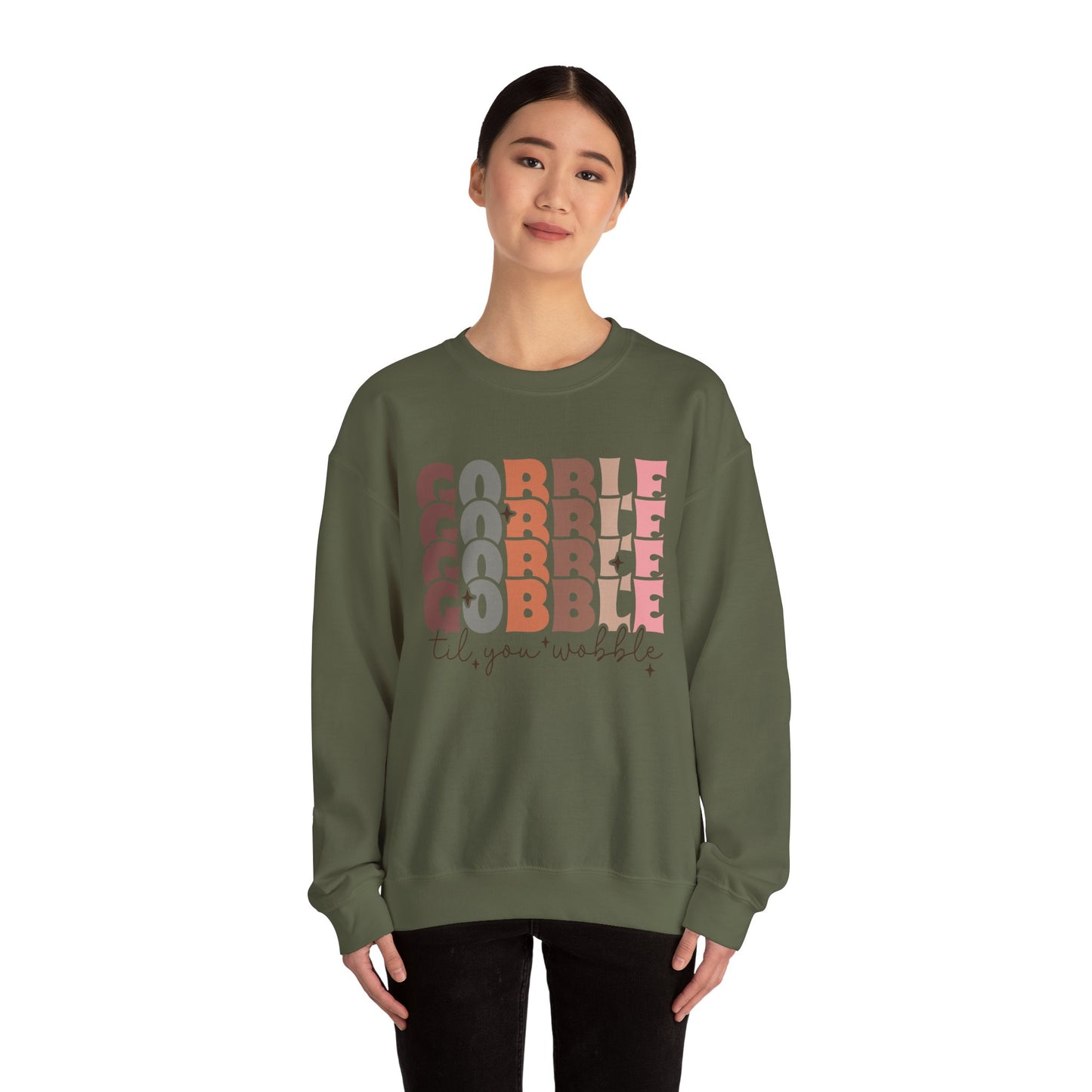 TGV - Gobble, Gobble, Gobble Til You Wobble | Unisex Heavy Blend™ Crewneck Sweatshirt