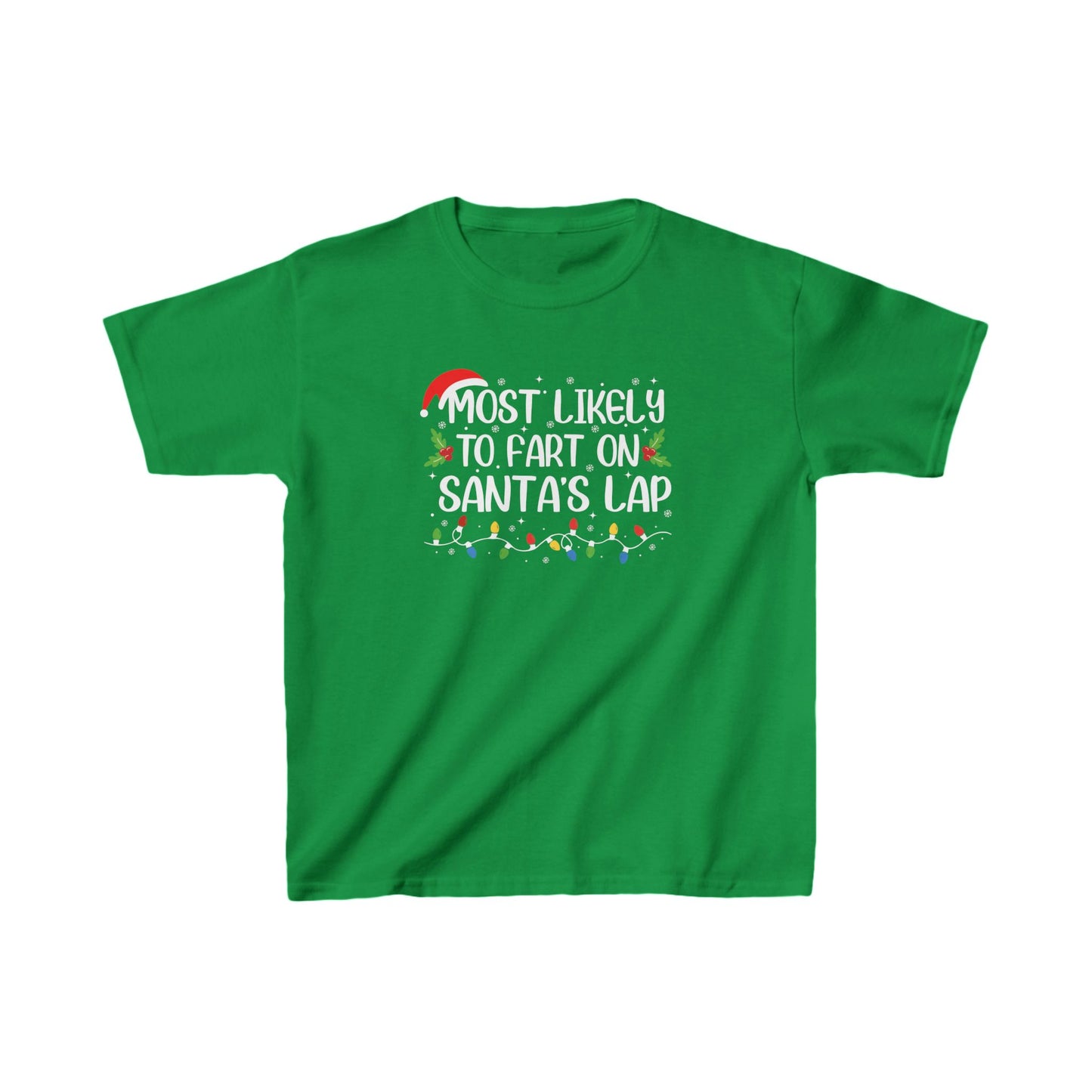 CMS - Most Likely To...On Santa's Lap | Kids Heavy Cotton™ Tee