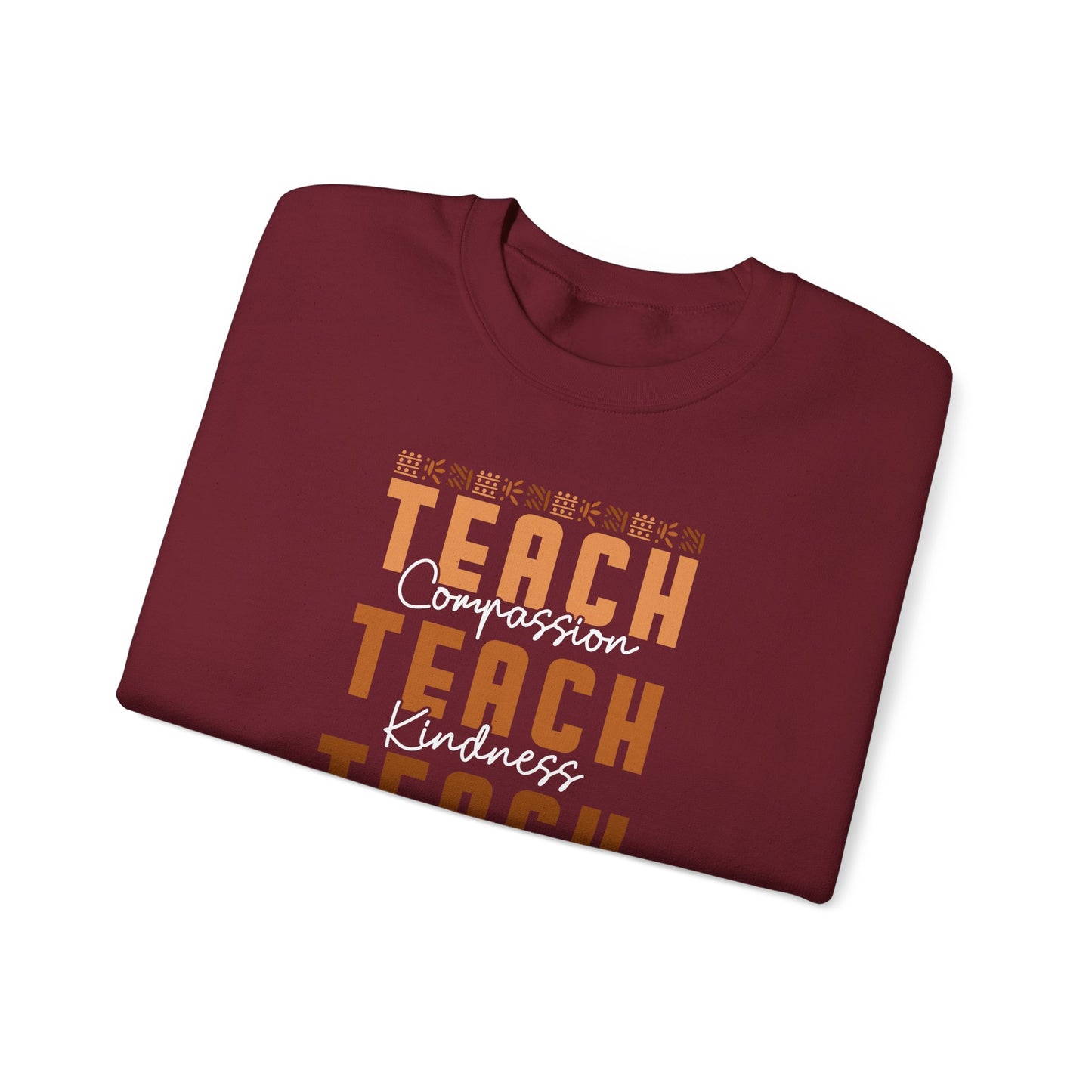 BADED - Teach Compassion Kindness Confidence | Heavy Blend™ Crewneck Sweatshirt