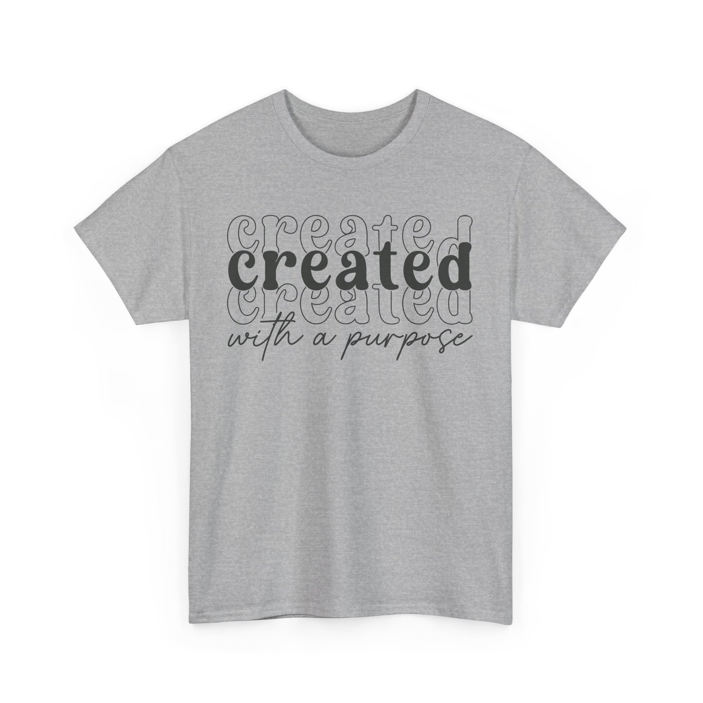 CHW - Created With A Purpose | Unisex Heavy Cotton Tee