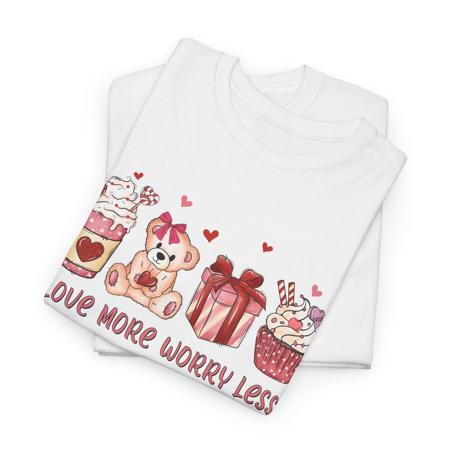 VLD - Love More, Worry Less  | Unisex Heavy Cotton Tee