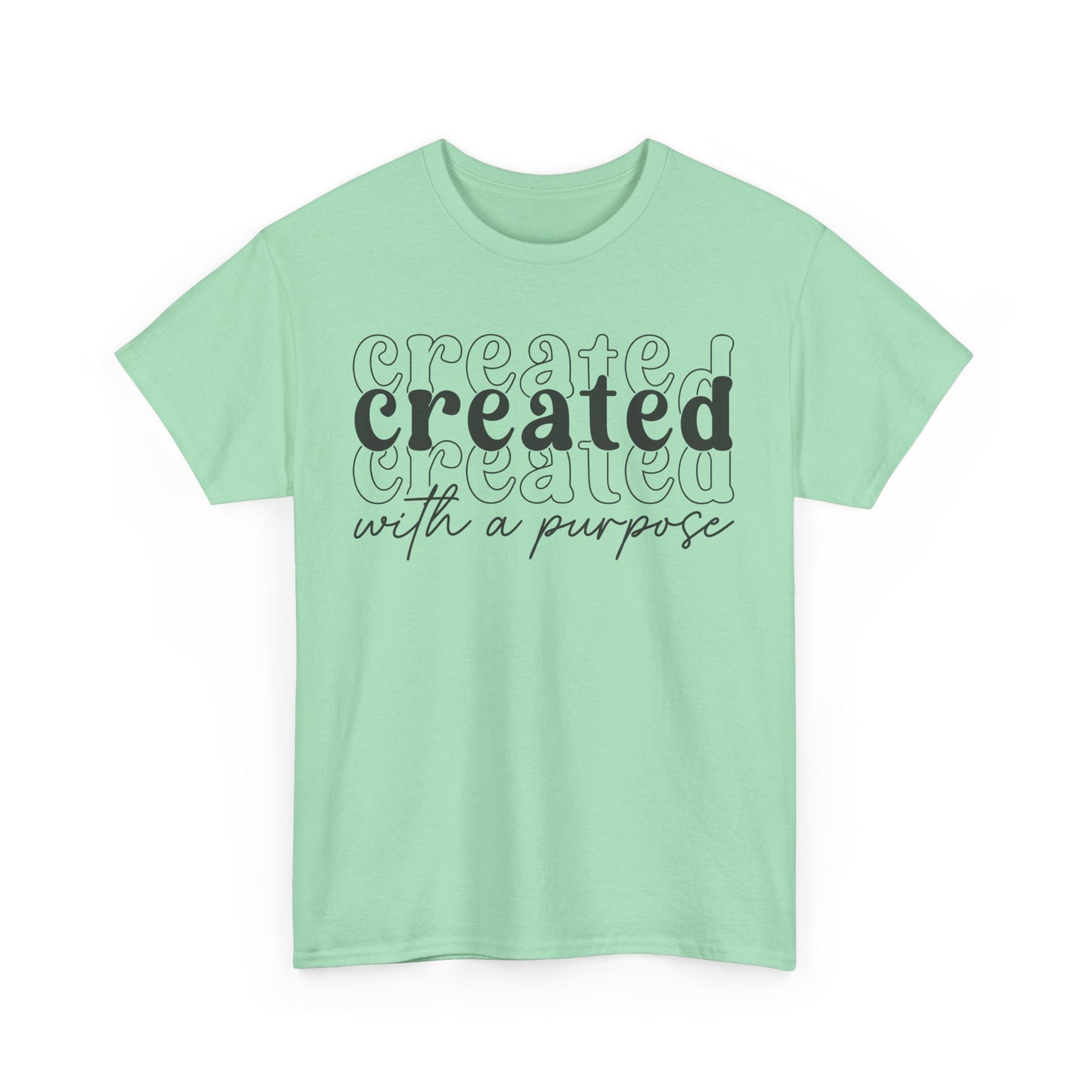 CHW - Created With A Purpose | Unisex Heavy Cotton Tee