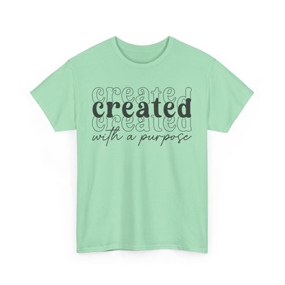 CHW - Created With A Purpose | Unisex Heavy Cotton Tee