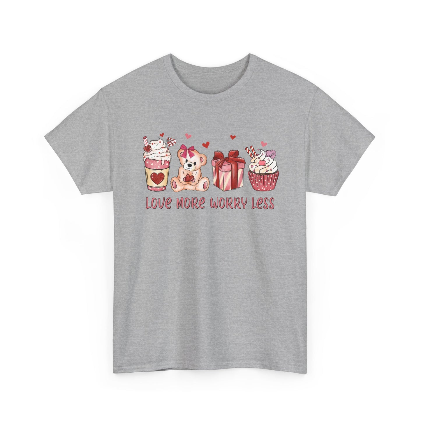 VLD - Love More, Worry Less  | Unisex Heavy Cotton Tee