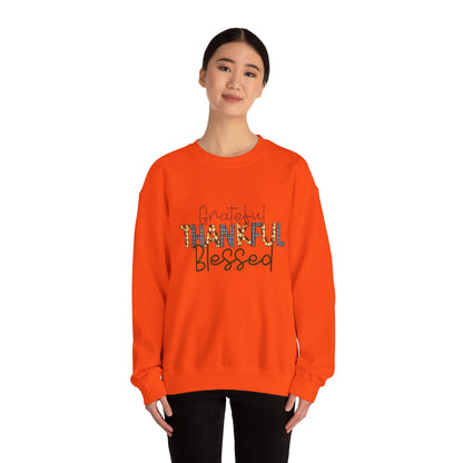 TGV - Grateful, Thankful, Blessed | Unisex Heavy Blend™ Crewneck Sweatshirt