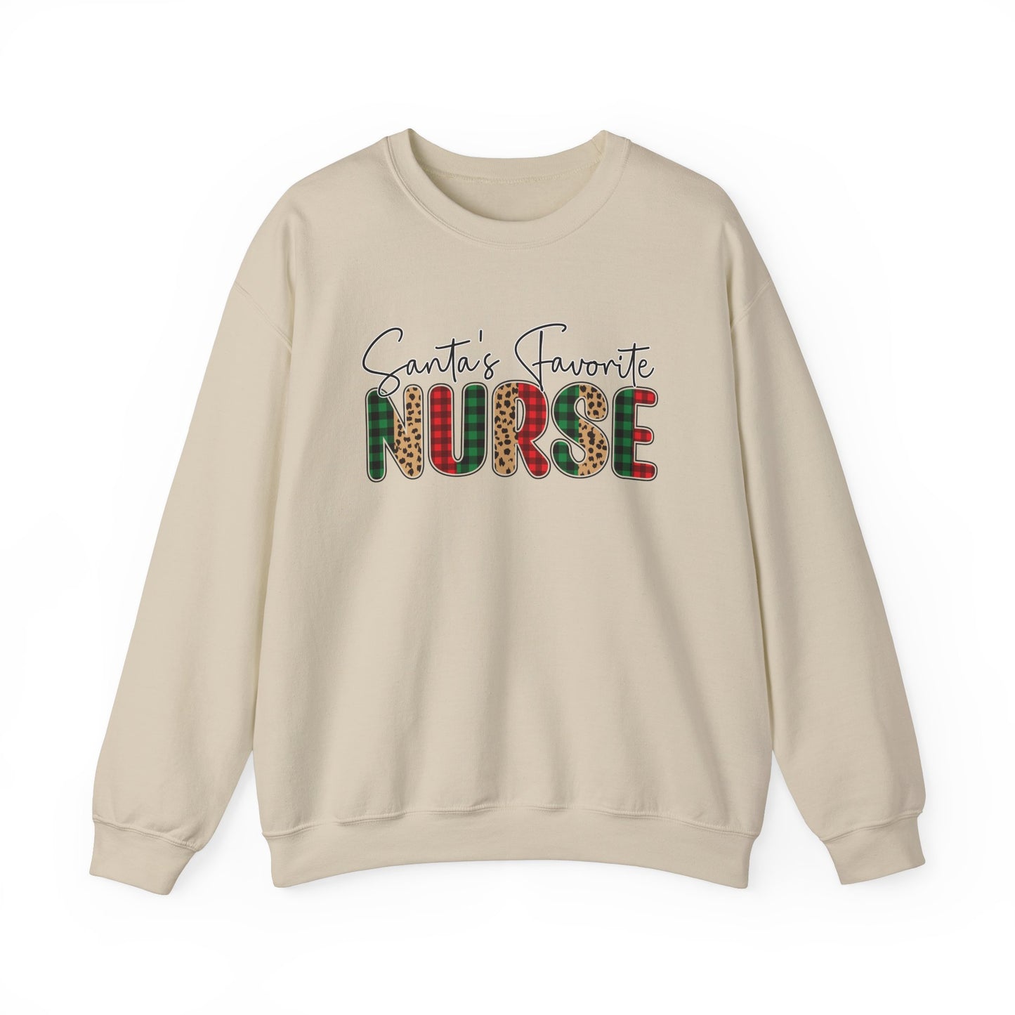 CMS - Santa's Favorite Nurse | Heavy Blend™ Crewneck Sweatshirt