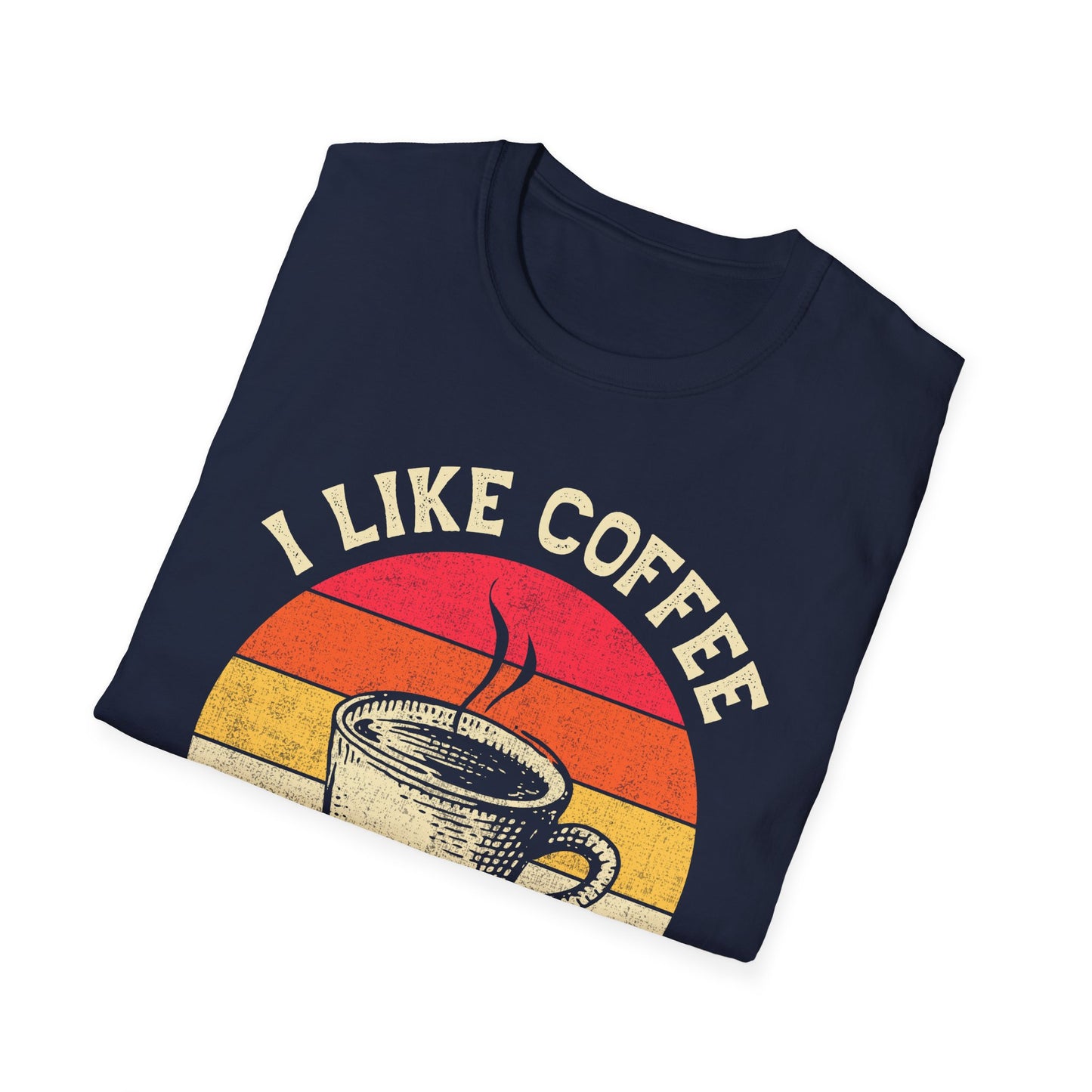 "I Like Coffee… and Maybe 3 People" Funny T-Shirt – Unisex Soft Cotton Coffee Lover Tee – Sarcastic Humor Shirt for Caffeine Addicts