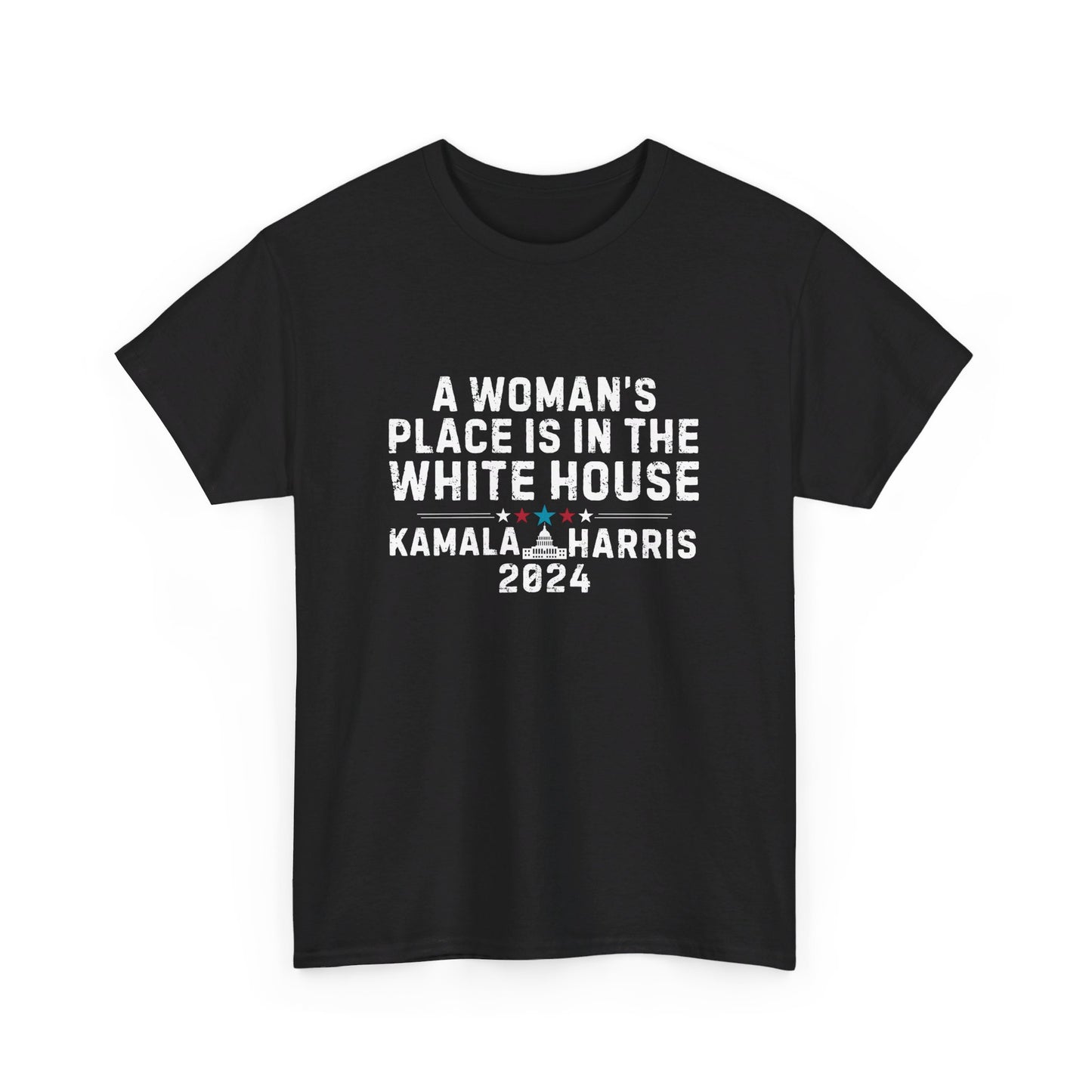 HW24 - A Woman's Place Kamala Harris 2024 | Unisex Heavy Cotton Tee