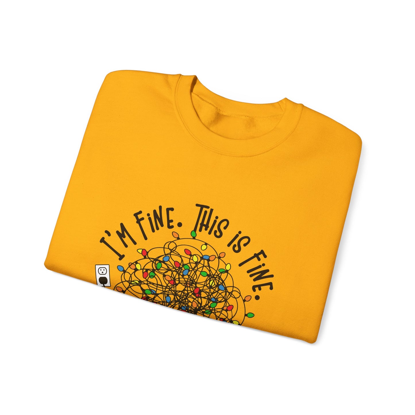 CMS - I'm Fine. This is Fine. Totally Fine | Heavy Blend™ Crewneck Sweatshirt