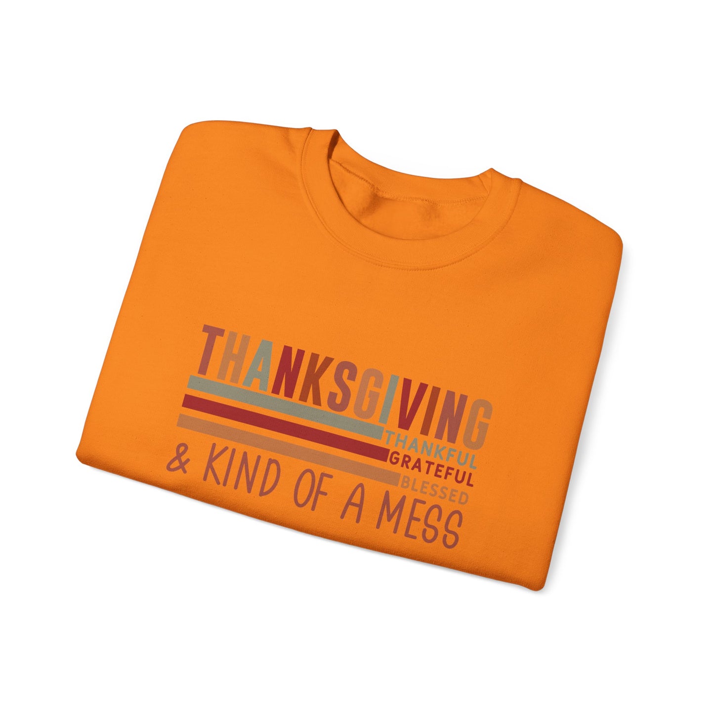 THK - Thanksgiving...Kind of A Mess | Unisex Heavy Blend™ Crewneck Sweatshirt