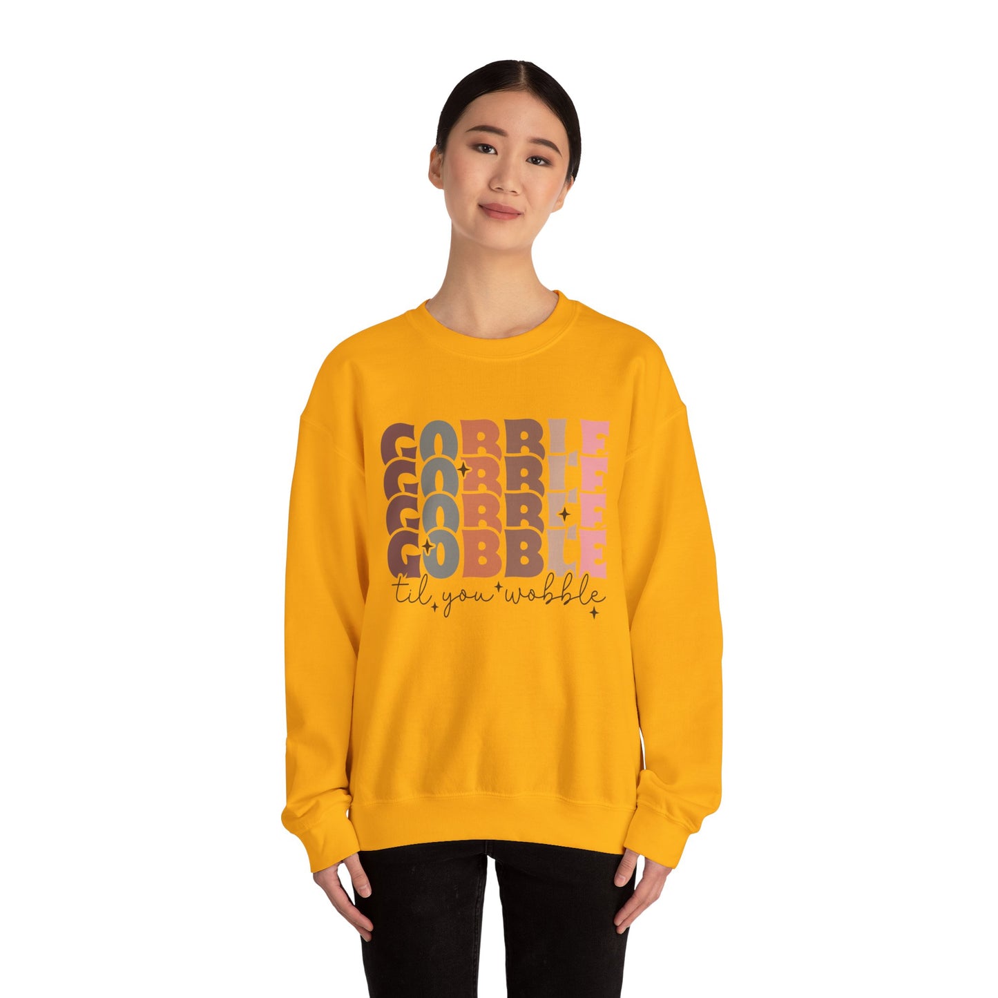 TGV - Gobble, Gobble, Gobble Til You Wobble | Unisex Heavy Blend™ Crewneck Sweatshirt