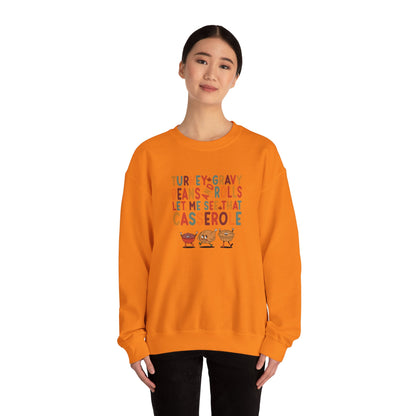 TGV - Turkey, Gravy, Beans & Rolls...| Unisex Heavy Blend™ Crewneck Sweatshirt