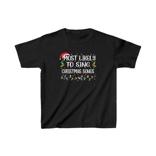 CMS - Most Likely To...SIng Christmas Songs | Kids Heavy Cotton™ Tee