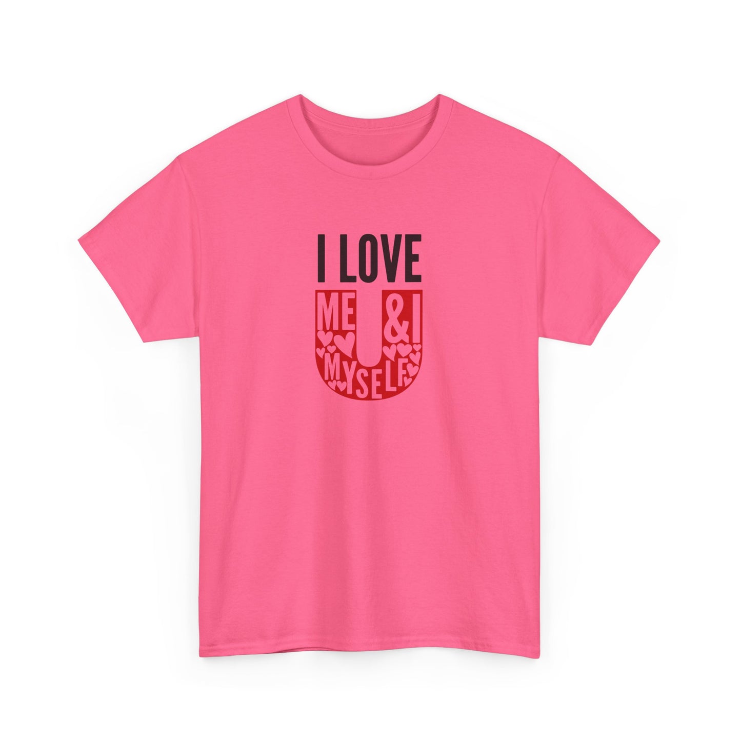 AVL - I Love U/Me, Myself and I | Unisex Heavy Cotton Tee