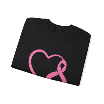 BCA - Pink Ribbon Heart | Unisex Heavy Blend™ Crewneck Sweatshirt