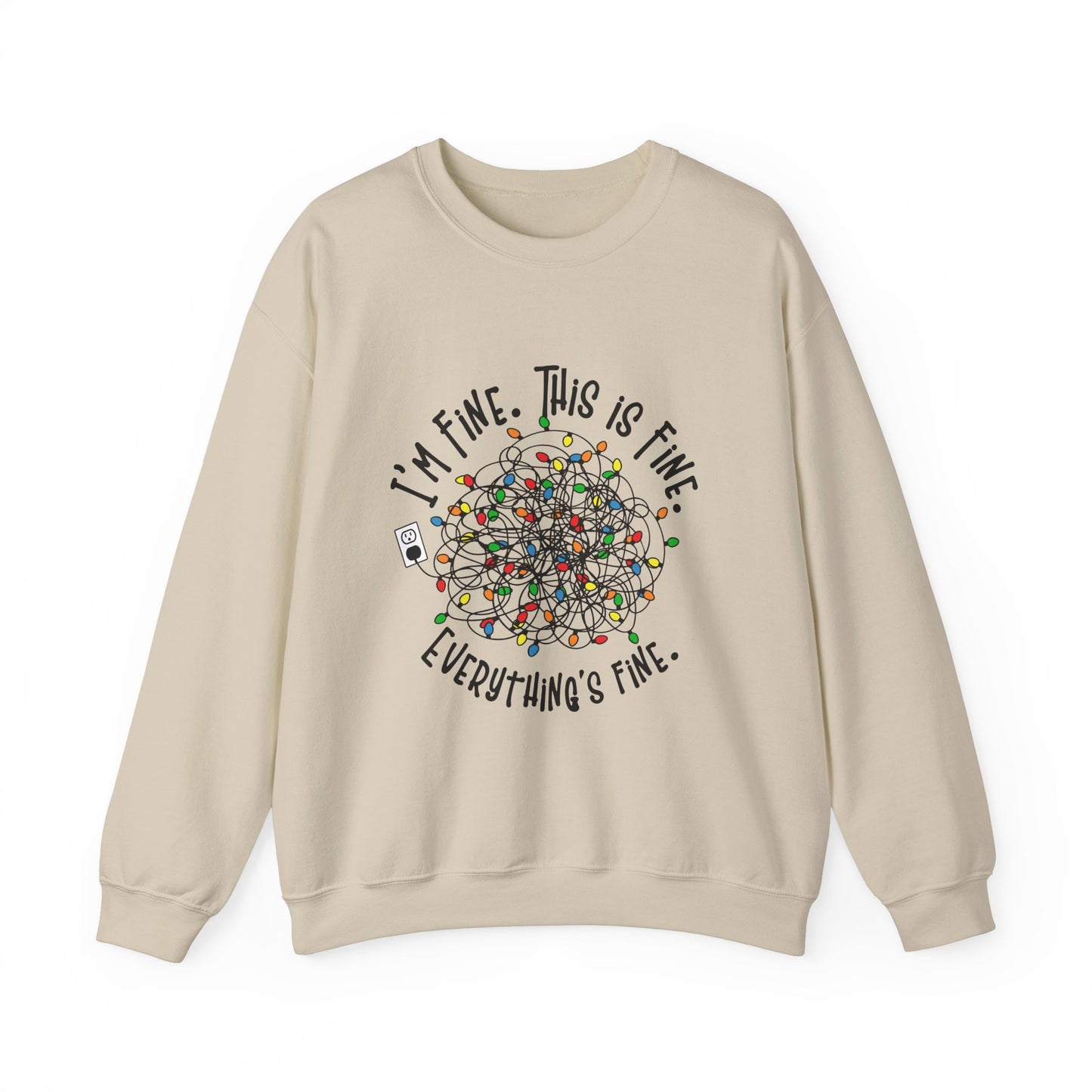 CMS - I'm Fine. This is Fine. Totally Fine | Heavy Blend™ Crewneck Sweatshirt