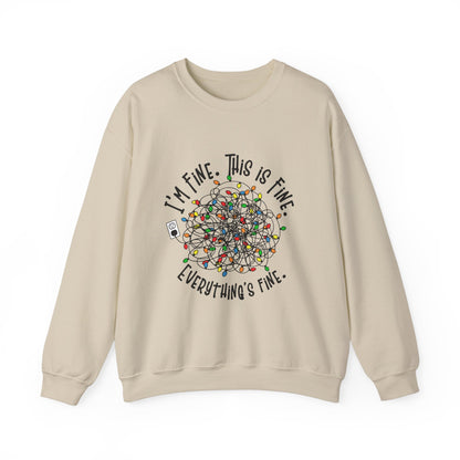 CMS - I'm Fine...Totally Fine | Heavy Blend™ Crewneck Sweatshirt